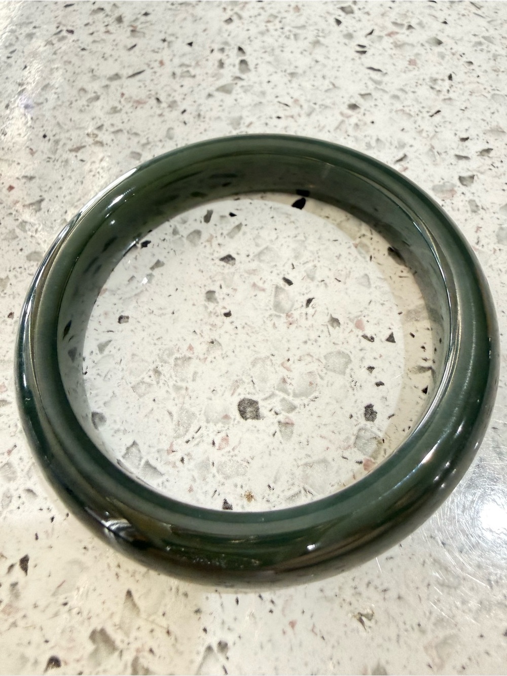 54.8mm Certified Natural Hetian Jade Bangle Bracelet